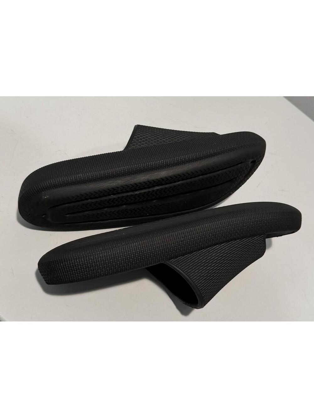 Womens Cushion Curved Sandals Black Slip On Size EU40/US9.5 - Picture 5 of 7